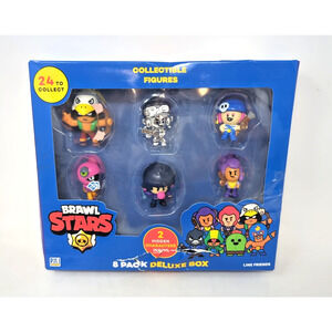 RARE NEW SEALED BRAWL STARS S1 FIGURES - 8 PACK DELUXE BOX P.M.I. Kids World
